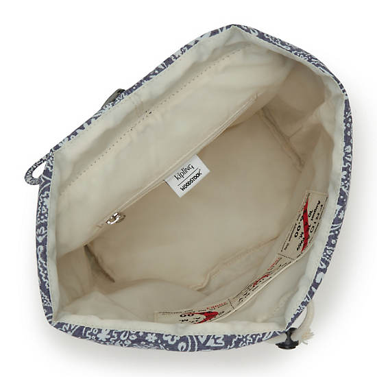 Sacs À Dos Kipling Anto Woodstock Blanche Bleu | FR 1676SG